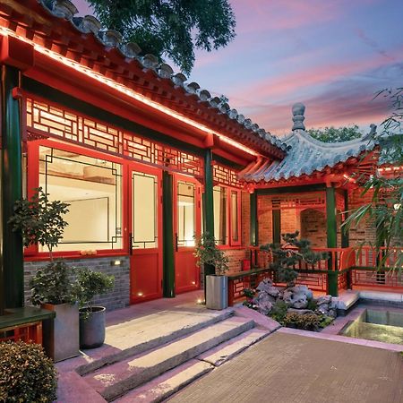 Xinxiang Yayuan Beijing Sihe Courtyard With Sky Garden Terrace Near Tiananmen Square Forbidden City Wangfujing Pedestrian Street And The Subway Exterior foto