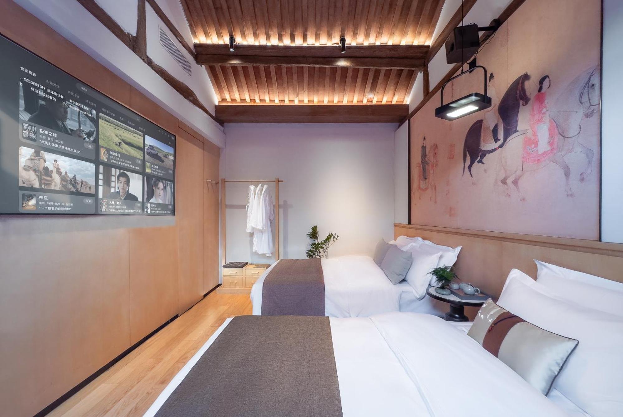 Xinxiang Yayuan Beijing Sihe Courtyard With Sky Garden Terrace Near Tiananmen Square Forbidden City Wangfujing Pedestrian Street And The Subway Exterior foto