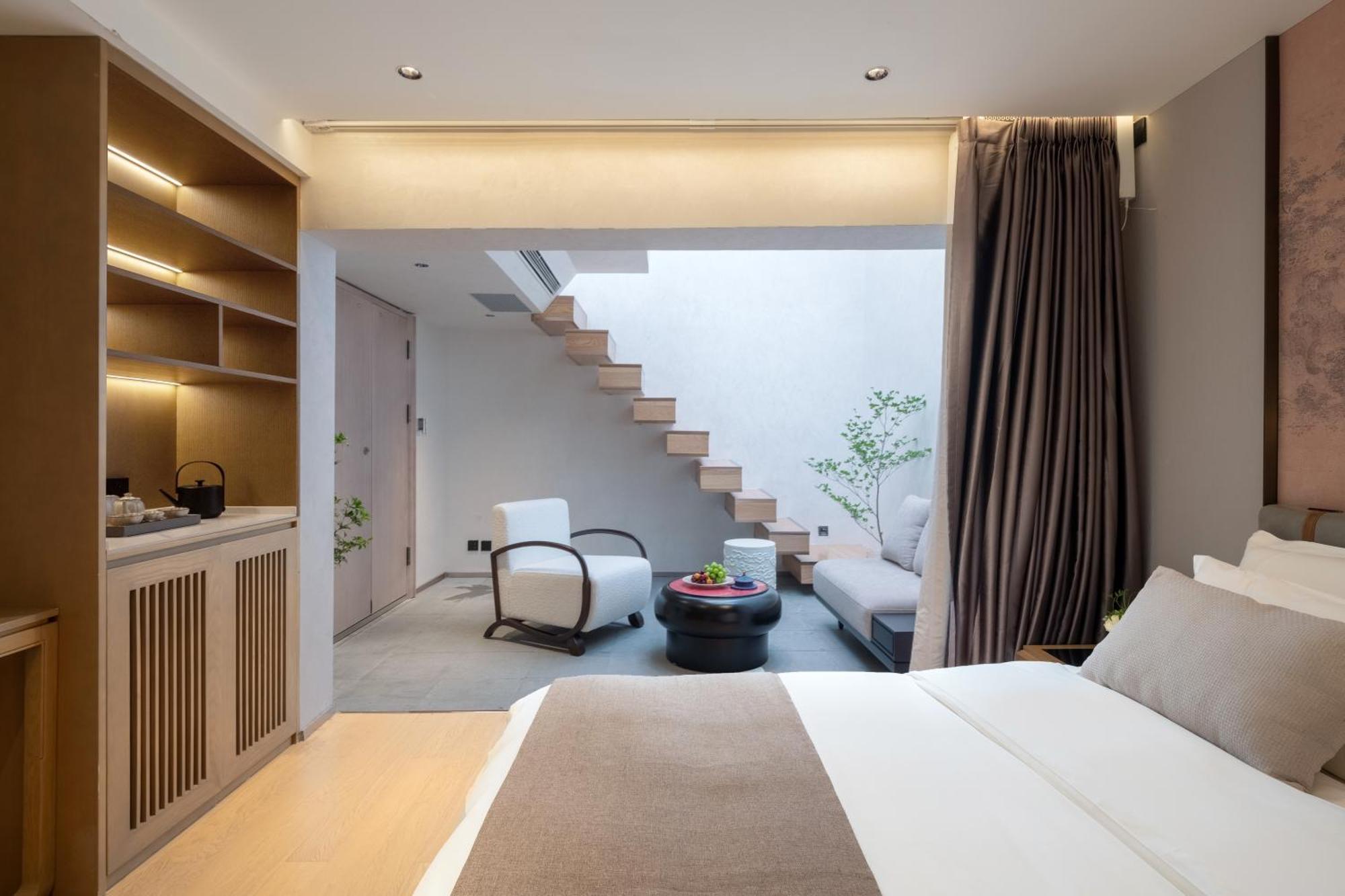Xinxiang Yayuan Beijing Sihe Courtyard With Sky Garden Terrace Near Tiananmen Square Forbidden City Wangfujing Pedestrian Street And The Subway Exterior foto