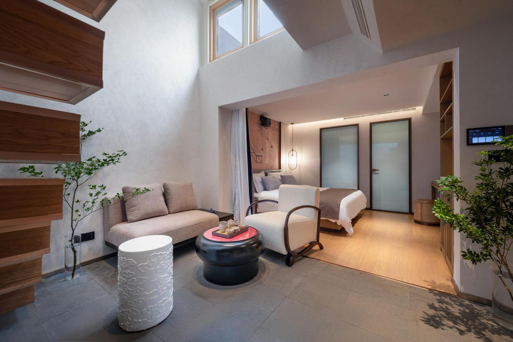 Xinxiang Yayuan Beijing Sihe Courtyard With Sky Garden Terrace Near Tiananmen Square Forbidden City Wangfujing Pedestrian Street And The Subway Exterior foto