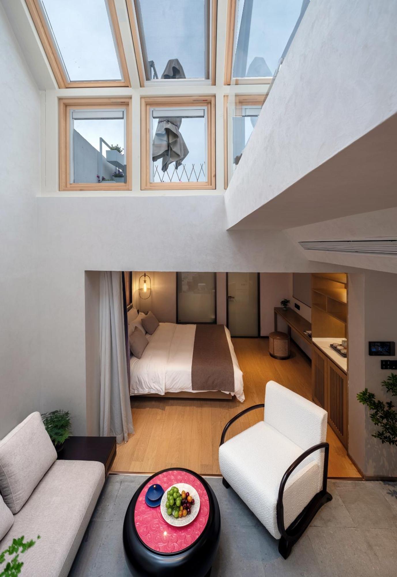 Xinxiang Yayuan Beijing Sihe Courtyard With Sky Garden Terrace Near Tiananmen Square Forbidden City Wangfujing Pedestrian Street And The Subway Exterior foto